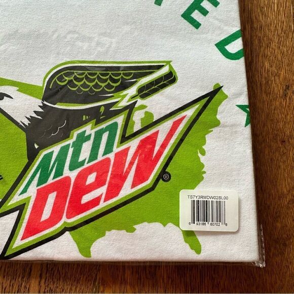 NWT Mountain Dew T-Shirt, Size XL - Picture 4 of 8